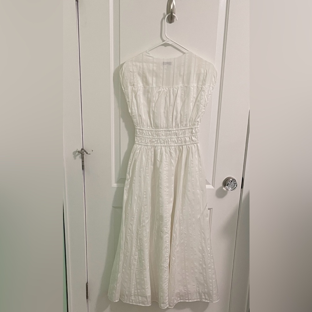 Club Monaco White Midi Dress - Picture 4 of 7
